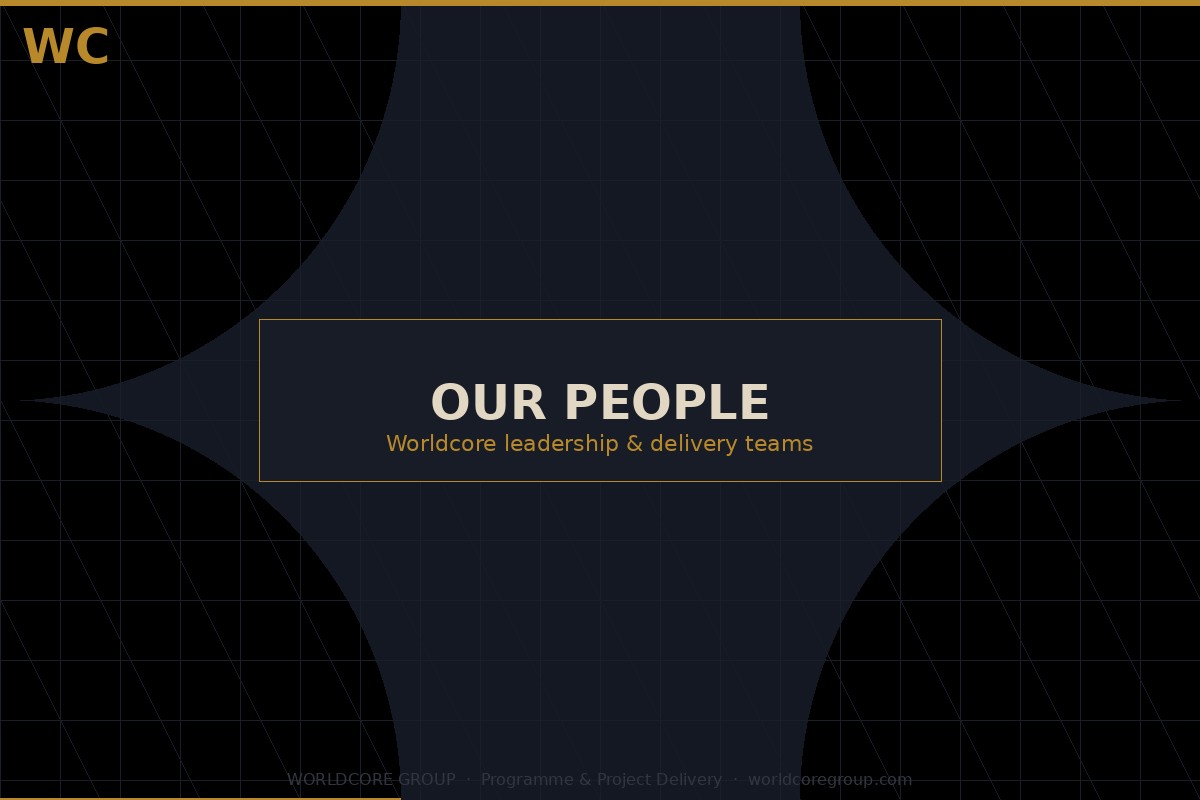 Worldcore leadership and delivery teams